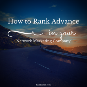 How to rank advance in your network marketing company