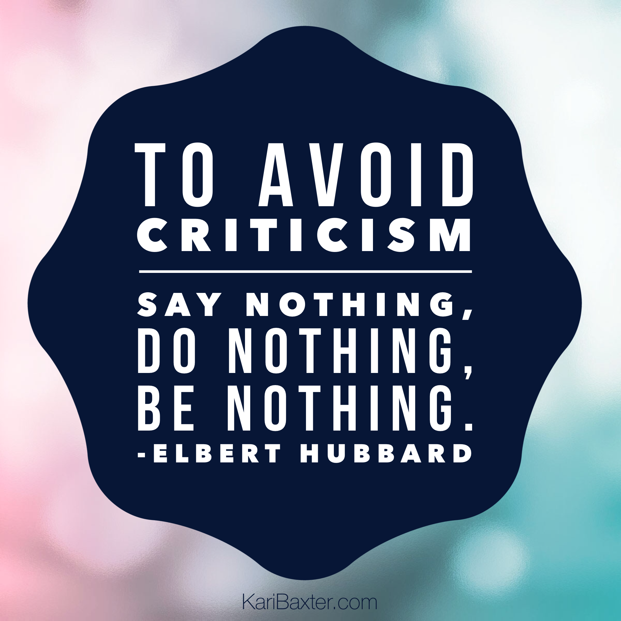 network marketing quotes how to avoid criticism